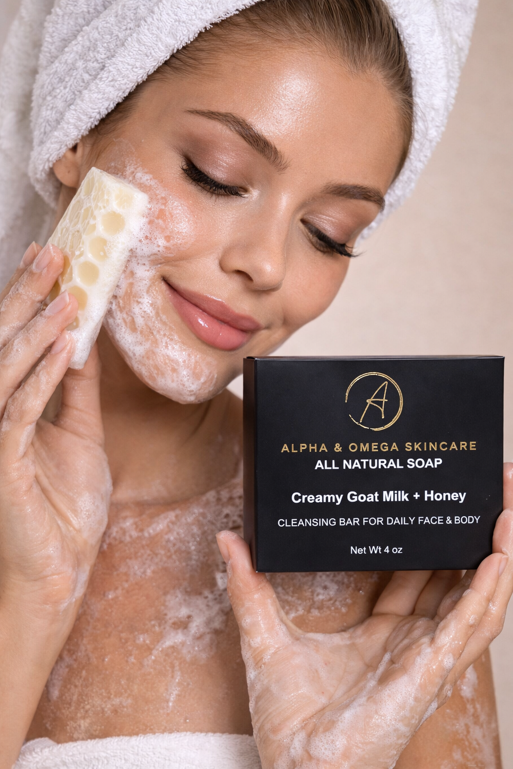 Creamy Goat Milk + Honey Soap Bar